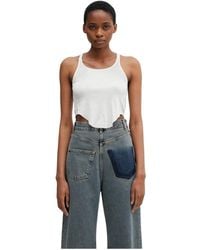 Rick Owens - Basic Cropped Tank Top - Lyst
