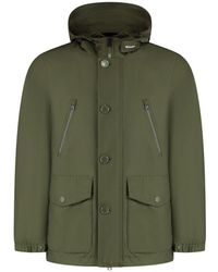 Woolrich - Kapuzenparka Mit Elastischen Bündchen - Lyst