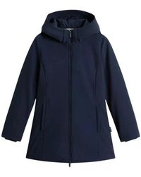 Woolrich - Jassen ,Blauw ,Leer New Firth Down Parka - Lyst