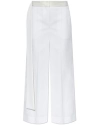 Victoria Beckham - Wide Trousers - Lyst