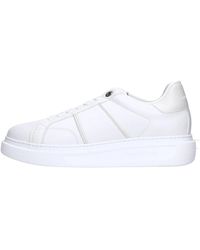 Harmont & Blaine - Faux Leather Sneakers - Lyst