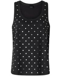 Pinko - Tops ,Grijs T-Shirts En Polo's Grijs - Lyst