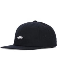 Vans - Platte Klep Pet Zwart/Wit Skate Borduurwerk - Lyst
