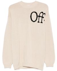 Off-White c/o Virgil Abloh - Round-Neck Knitwear - Lyst