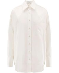 Stella McCartney - Witte Button-Up Overhemd Klassieke Stijl - Lyst