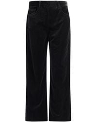 Max Mara - Broeken ,Grijs ,Katoen Caucaso Wide Broeken - Lyst
