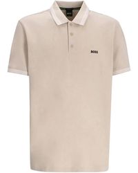 HUGO - Pe Interlock Poloshirt - Lyst
