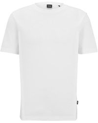 BOSS - T-shirt e polo bianchi manica corta - Lyst