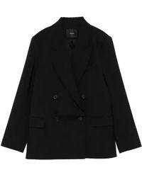 JOSEPH - Jassen ,Zwart ,Wol Jaden Tailoring Wool Stretch Jacket - Lyst