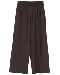 Brunello Cucinelli - Broeken ,Bruin ,Elegante Broeken Voor Vrouwen - Lyst