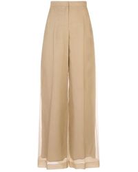 Max Mara - Wide Trousers - Lyst