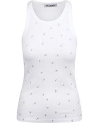 The Attico - Tanktop mit kristallen - Lyst