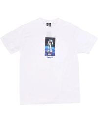 Huf - Gundam Witte Tee Korte Mouw T-Shirt - Lyst