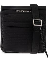 Emporio Armani - Schultertasche Mit Logo - Lyst