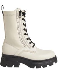 Calvin Klein - Lace-Up Boots - Lyst