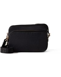 Borbonese - Geometrische eco line schwarze tasche - Lyst