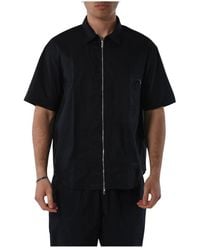 Armani Exchange - Camicia in cotone con zip - Lyst