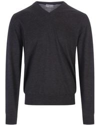 Fedeli - V-Neck Knitwear - Lyst