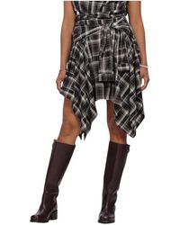 co'couture - Dagnycc Check Tie Skirt - Lyst