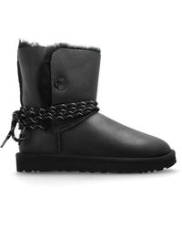 UGG - Schoenen ,Zwart ,Wol W Bailey Tie Snow Boots - Lyst