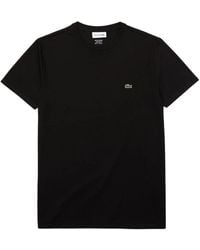 Lacoste - Klassiek T-Shirt Met Korte Mouwen - Lyst
