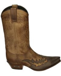 Sendra - Braune Leder-Herrenstiefel - Lyst