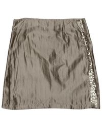 GIMAGUAS - Rokken ,Grijs ,Pailletten Jules Midi Rok - Lyst
