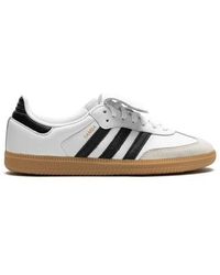 adidas - Schoenen ,Veelkleurig ,Suède Samba Og Wit Scharlaken Sneakers - Lyst