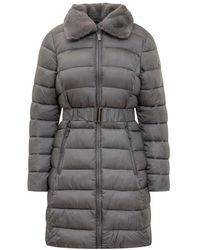 Michael Kors - Jassen ,Grijs ,Nylon Packable Gewatteerde Nylon Puffer Jas - Lyst