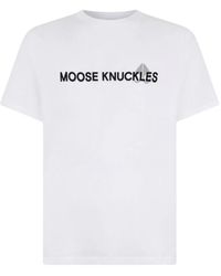 Moose Knuckles - Milky Way Tee Stilvolles Design - Lyst