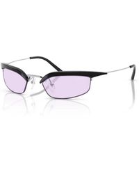 Prada - Accessoires ,Grijs ,Stijlvolle Zwarte Zonnebril - Lyst