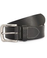 Barbour - Ledergürtel &Amp; Geldbörse Geschenkset - Lyst
