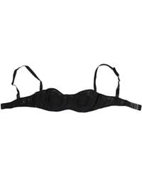 Dolce & Gabbana - Schwarzer Spitzen-Bügel-Bh Dessous - Lyst