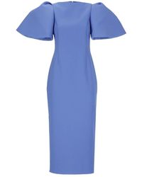 Solace London - Lora Midi Dress - Lyst