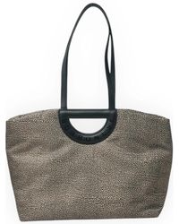 Borbonese - Große shopping schultertasche - Lyst