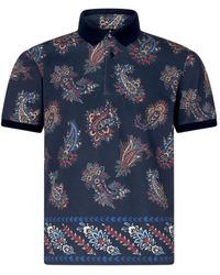 Etro - Polo shirts,rote t-shirts und polos - Lyst