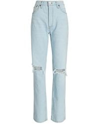 RE/DONE - Straight Fit Jeans - Lyst