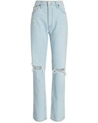 RE/DONE - Straight Fit Jeans - Lyst