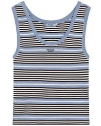 Prada - Sleeveless Tops - Lyst