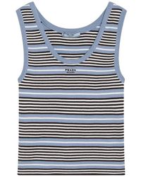 Prada - Mouwloze Top - Lyst