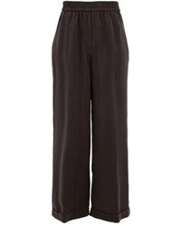 Beatrice B. - Broeken ,Bruin ,Cupro Broek Voor - Lyst