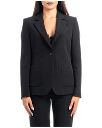 Seventy - Ein-knopf-jacke mit aufgesetzten taschen - Lyst
