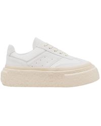MM6 by Maison Martin Margiela - Leren Sneakers Met Patroon - Lyst