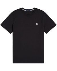 Fred Perry - T-Shirt Met Ronde Hals - Lyst