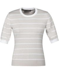 Moorer - Arlette Trui Met Ronde Hals - Lyst