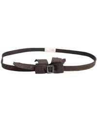 Ermanno Scervino - Wollen Riem Met Strikversiering En Gesp - Lyst