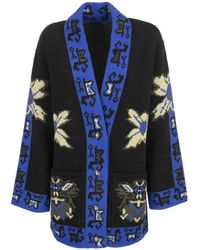 Etro - Geometrischer Jacquard-Wollpullover - Lyst