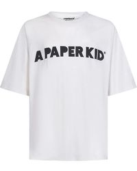 A PAPER KID - Tops > t-shirts - Lyst