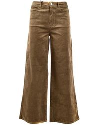 PAIGE - Cropped Jeans - Lyst