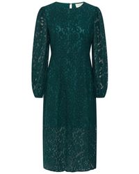Cream - Elegantes spitzenkleid sea moss - Lyst